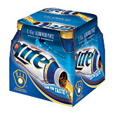 Miller Lite domestic beer, 9 16-fl. oz. aluminum bottles Full-Size Picture